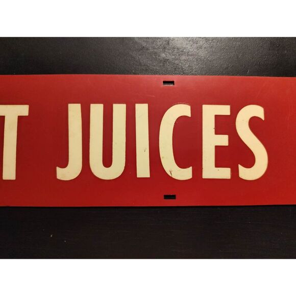 Vtg pair of old plastic signs M&M Ptd - Picture 6 of 9